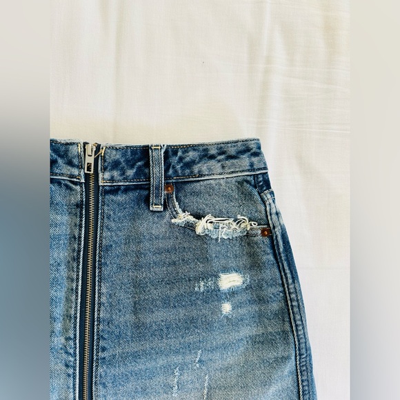 Abercrombie and Fitch Denim Mini Skirt - Picture 2 of 5